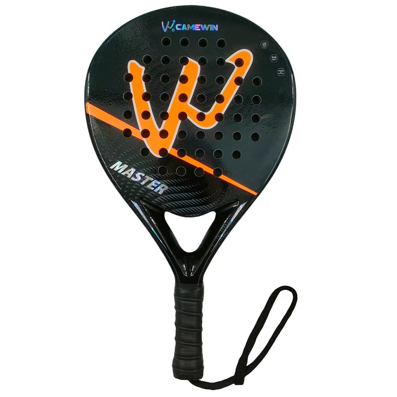 The New Padel Racket Paddle Racket 100% Carbon Fiber EVA Elastic Memory Foam Core Tennis Racket Carbon Fiber Padel Racket