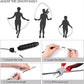 With Ball Bearings Adjustable Tangle-Free Speed Wire Jump Rope Workout with Foam Handles for Fitness Home Workouts and Slim Body