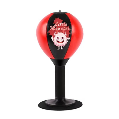 Adult Decompression Release Desk Punching Bag Inflatable Desktop Boxing Speed Ball Reflex Training Tool