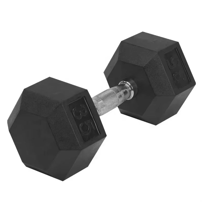 1-10Kg Hex Dumbbell Custom Heavy Solid Cast Iron Fitness Free Weights Hex Dumbbells for Home Use