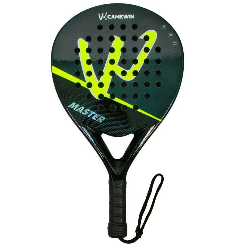 The New Padel Racket Paddle Racket 100% Carbon Fiber EVA Elastic Memory Foam Core Tennis Racket Carbon Fiber Padel Racket
