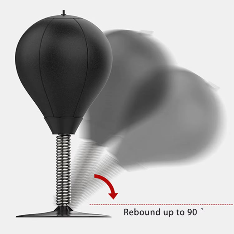 Desktop Punching Bag with Heavy-Duty Suction Cup