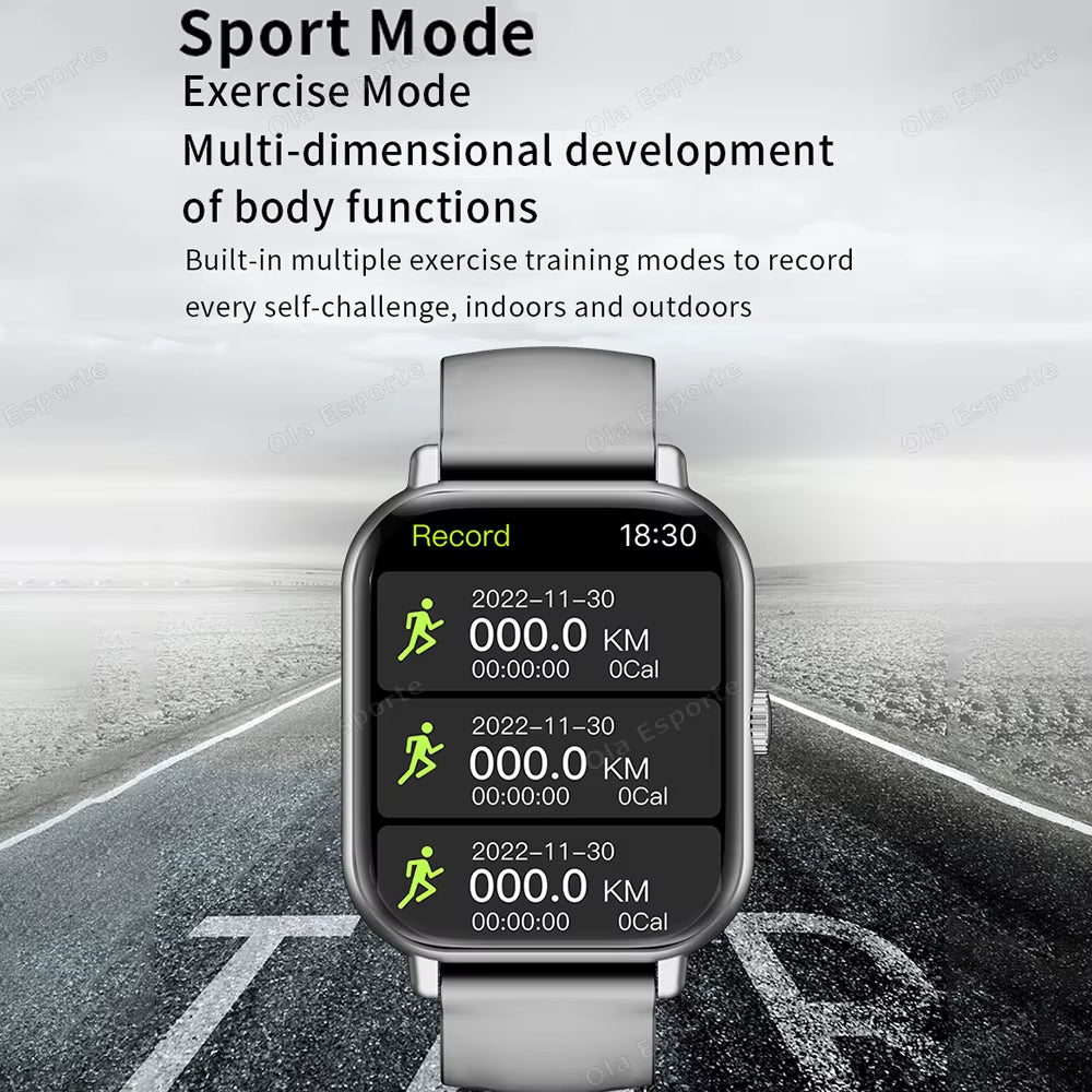 New Smart Watch Men Women Dynamic Island 1.83-Inch Full Touch Screen Health Monitoring Sports Tracker Bluetooth Calls Smartwatch