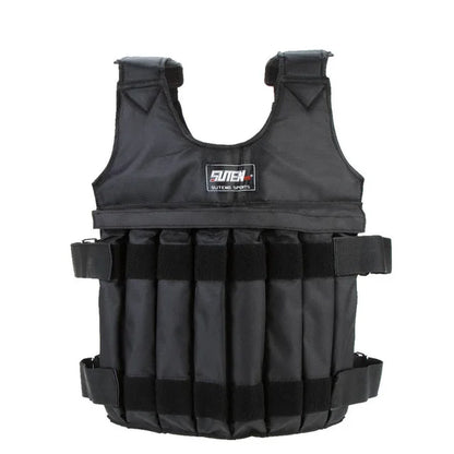 Suteng-Loading Weighted Vest for Boxing Training, Workout Equipment, Adjustable Waistcoat Jacket, Sand Clothing, 20Kg, 50Kg