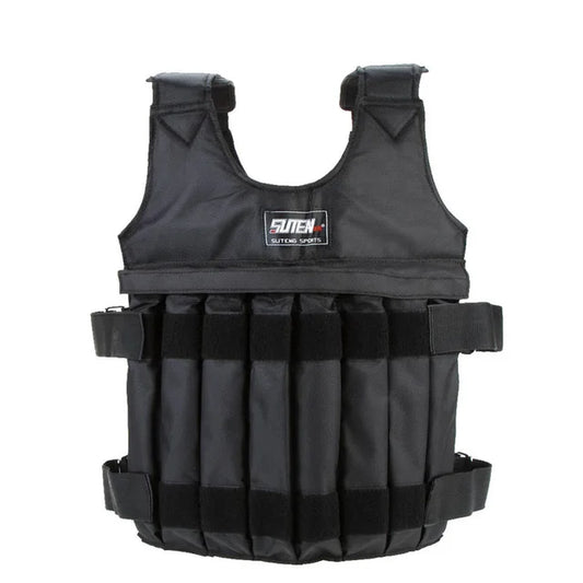 Suteng-Loading Weighted Vest for Boxing Training, Workout Equipment, Adjustable Waistcoat Jacket, Sand Clothing, 20Kg, 50Kg