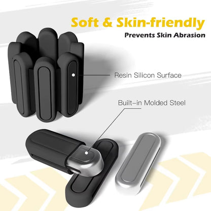 Wrist Weights Ankle Weights for Men&Women Portable Wearable Adjustable Leg Wrist Weighted Bracelet for Pilate、Yoga、Gym Training