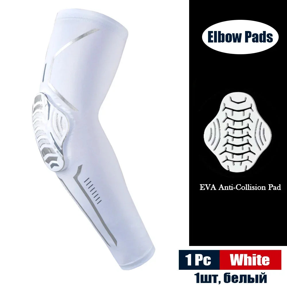 Compression Arm Sleeve with Elbow Padding & UV Protection