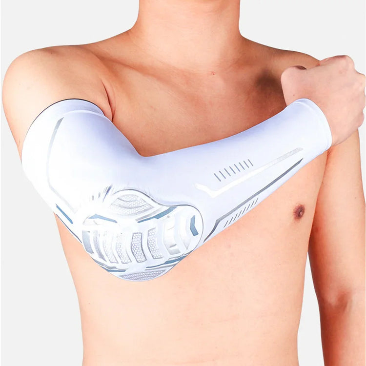 Compression Arm Sleeve with Elbow Padding & UV Protection