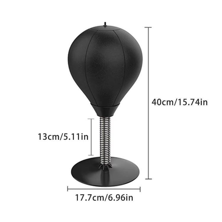 Desktop Punching Bag with Heavy-Duty Suction Cup