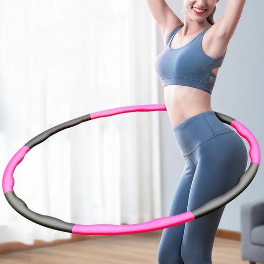 1X 9/8/7 Tubes Yoga Detachable Pilates Hoop Waist Exercise Slimming Sports Hoops Body Building Massage Gym Loss Weight Hoop