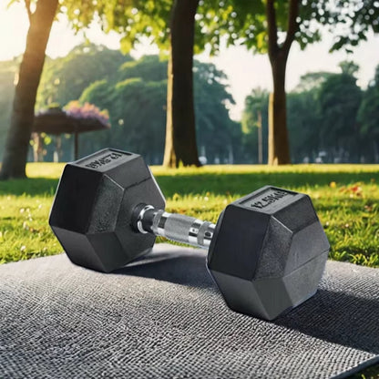 1-10Kg Hex Dumbbell Custom Heavy Solid Cast Iron Fitness Free Weights Hex Dumbbells for Home Use
