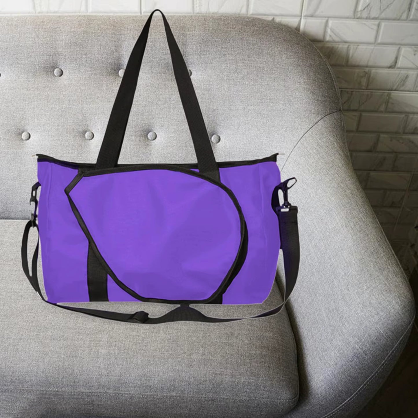 Tennis Tote Bag Racket Storage Racquet Carrying Bag Multipurpose Large Capacity Racket Holder Badminton Bag Tennis Shoulder Bag